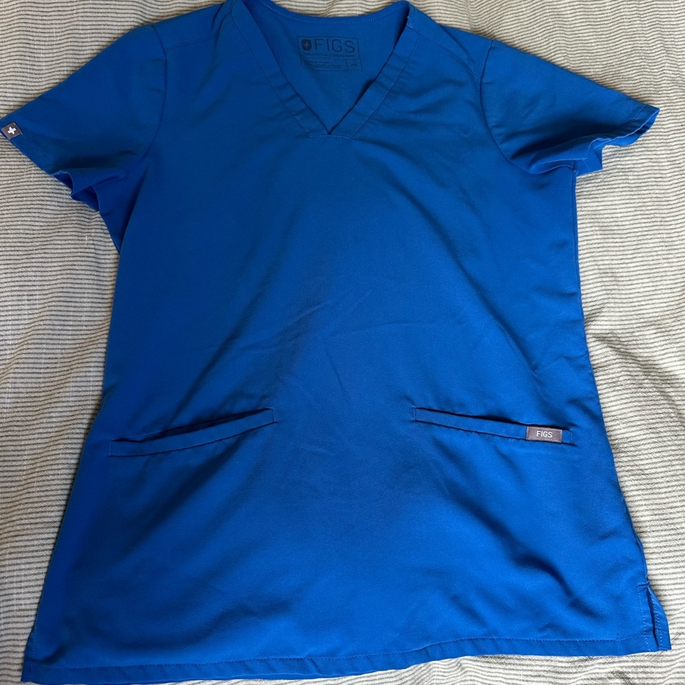 Figs Set Women's Royal Blue Scrub Set